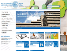 Tablet Screenshot of evkk.de